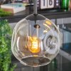 Ripoll hanging light, globe light, Cluster pendant lamp Amber, clear, 3-light sources