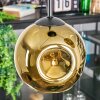 Ripoll hanging light, globe light, Cluster pendant lamp gold, 3-light sources