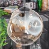 Ripoll hanging light, globe light, Cluster pendant lamp Amber, clear, 3-light sources