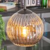 Ripoll hanging light, globe light, Cluster pendant lamp Smoke-coloured, 3-light sources