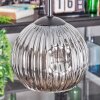 Ripoll hanging light, globe light, Cluster pendant lamp Smoke-coloured, 3-light sources