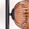 Ripoll floor lamp clear, coppery, 3-light sources