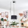 Bassagoda hanging light, pendant light black, white, 1-light source