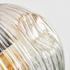 Ripoll hanging light, globe light, Cluster pendant lamp Amber, clear, 3-light sources