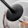 Koyoto ceiling light, globe light 82 cm Amber, clear, Smoke-coloured, 7-light sources