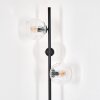 Ripoll floor lamp clear, 3-light sources