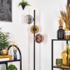 Ripoll floor lamp gold, clear, coppery, Smoke-coloured, 3-light sources