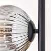 Ripoll floor lamp gold, clear, coppery, Smoke-coloured, 3-light sources