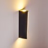 Outdoor Wall Light Rotterdamm LED black, 1-light source