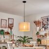 Bassagoda hanging light, pendant light beige, white, 1-light source