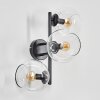 Koyoto globe light, wall light clear, 3-light sources