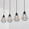 Cenova hanging light, pendant light black, 4-light sources