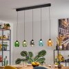 Lavel hanging light, pendant light LED blue, green, clear, orange, Smoke-coloured, 5-light sources