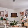 Bassagoda hanging light, pendant light black, white, 1-light source