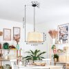 Sabadim hanging light, pendant light beige, Ecru, 1-light source