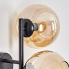 Koyoto globe light, wall light Amber, 3-light sources