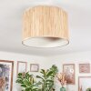 Bongal ceiling light beige, Ecru, 1-light source
