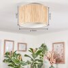 Bongal ceiling light beige, Ecru, 1-light source