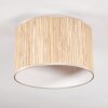 Bongal ceiling light beige, Ecru, 1-light source