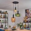 Imara hanging light, pendant light Amber, green, Pink, 3-light sources