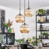 Koyoto hanging light, globe light, Cluster pendant lamp 30 cm Amber, 3-light sources
