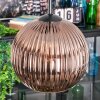Koyoto hanging light, globe light, Cluster pendant lamp 30 cm coppery, 3-light sources