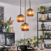 Koyoto hanging light, globe light, Cluster pendant lamp 30 cm coppery, 3-light sources