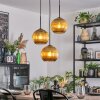 Koyoto hanging light, globe light, Cluster pendant lamp 30 cm gold, 3-light sources
