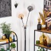 Ripoll globe light, floor lamp Amber, clear, Smoke-coloured, 3-light sources