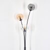 Ripoll globe light, floor lamp Amber, clear, Smoke-coloured, 3-light sources