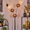 Ripoll globe light, floor lamp coppery, 3-light sources