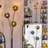 Ripoll globe light, floor lamp blue, gold, green, 3-light sources