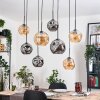 Ripoll hanging light, globe light, pendant light Ecru, black, 8-light sources