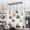 Ripoll hanging light, globe light, pendant light Ecru, black, 8-light sources