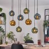 Ripoll hanging light, globe light, pendant light Ecru, black, 8-light sources