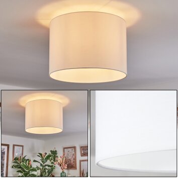 Bassagoda ceiling light white, 1-light source