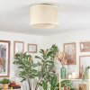 Bassagoda ceiling light beige, white, 1-light source