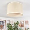 Bassagoda ceiling light beige, white, 1-light source