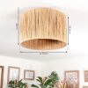 Granja ceiling light Ecru, 1-light source