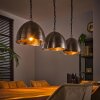 Mirror Pendant Light matt nickel, black, 3-light sources