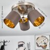 ALSEN Ceiling Light matt nickel, 3-light sources