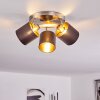 ALSEN Ceiling Light matt nickel, 3-light sources