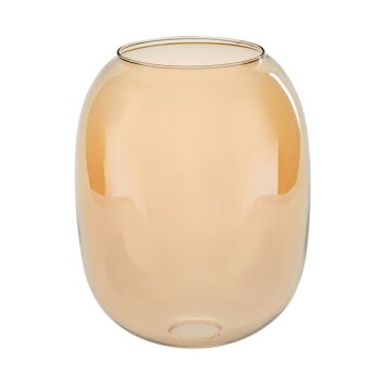 Lamp shade made of glass  Apedo replacement glass, spare part Amber
