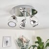 MORGES Ceiling Light LED chrome, 3-light sources