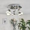 MORGES Ceiling Light LED chrome, 3-light sources