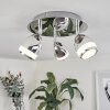 MORGES Ceiling Light LED chrome, 3-light sources
