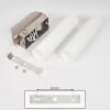 MORGES Wall Light matt nickel, 2-light sources
