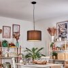 Soungou hanging light, pendant light black, white, 1-light source
