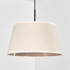 Bassagoda hanging light, pendant light beige, white, 1-light source