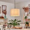 Bassagoda hanging light, pendant light beige, white, 1-light source